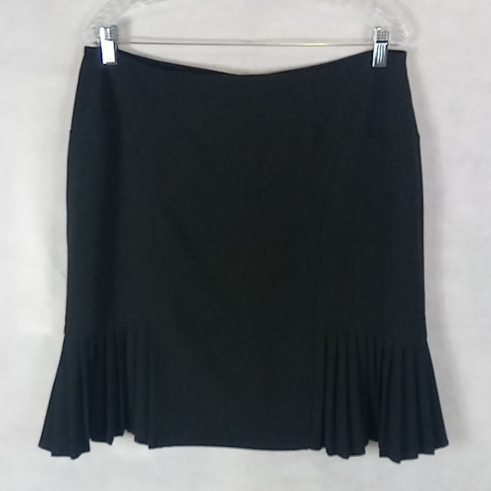 ♥️Dress Barn stretch black skirt mini pleats